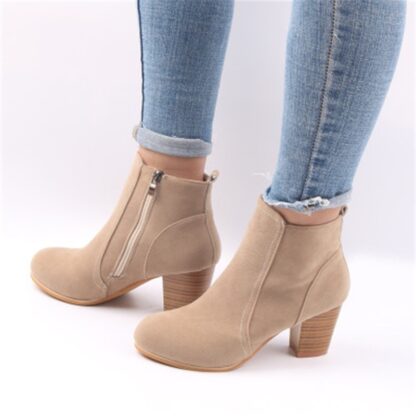 Fashion Elegant Spring Autumn Nubuck Womens Boots