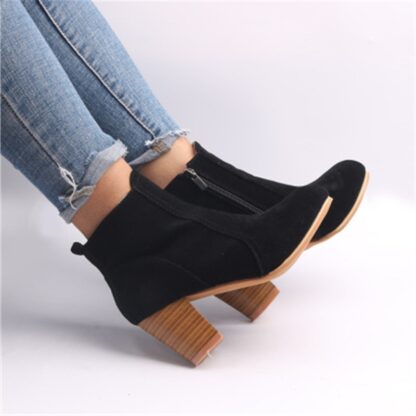 Fashion Elegant Spring Autumn Nubuck Womens Boots