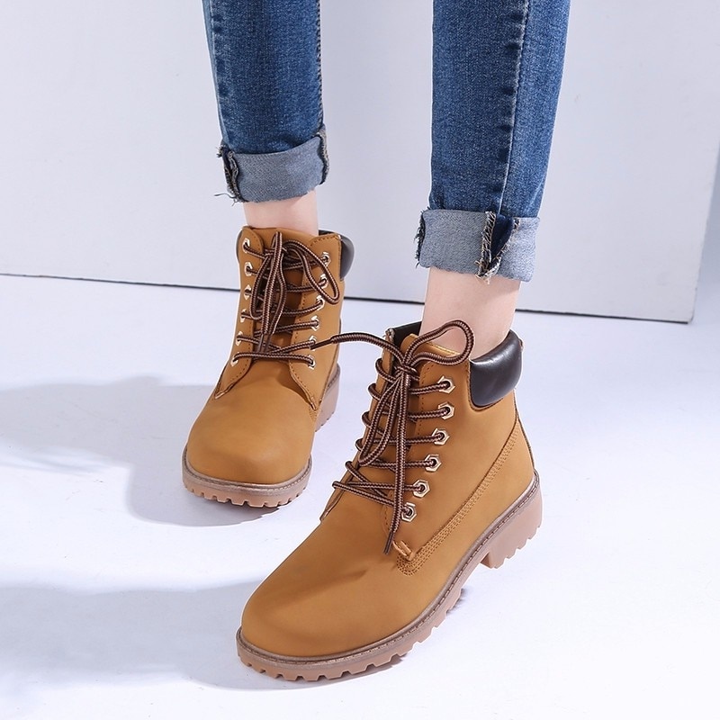 Fashion Pu Leather Autumn Winter Ankle Motorcycle Boots