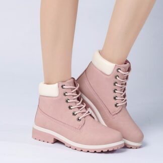 Fashion Pu Leather Autumn Winter Ankle Motorcycle Boots for Women