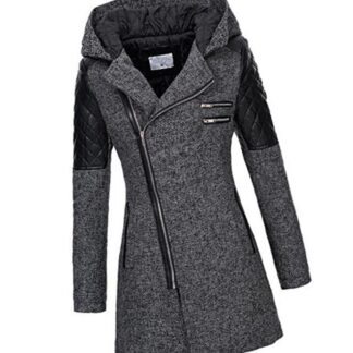 Warm Streetwear Hooded Windproof Autumn Winter Coat for Women
