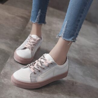 Fashion Lace-Up Canvas Flats Footwear for Women