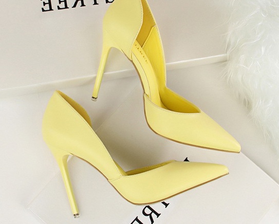 Buy Sabas in Yellow High Heels Bridal Event Wedding Heels. Custom Made  Color Shoes Online in India - Etsy