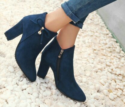 High Heel Winter Pointed Toe Cute Boots for Women