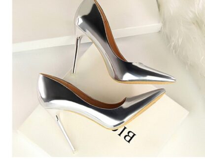 Patent Leather Work Shoes for Women