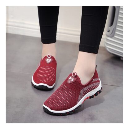 Spring Autumn Slip-On Mesh Sports Womens Shoes