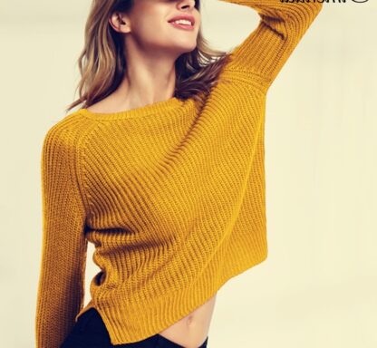 Casual Knitted Pullover for Women