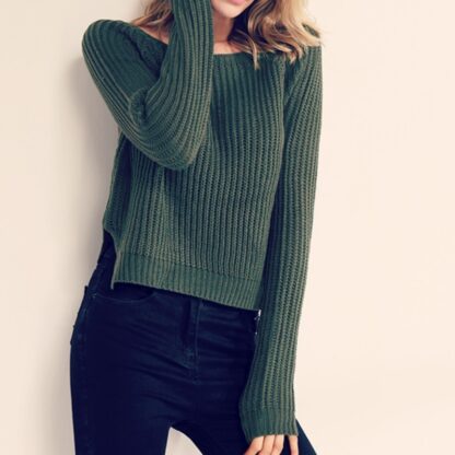 Casual Knitted Pullover for Women