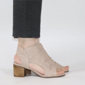 Sexy Summer Square Heel Hemp Womens Sandals