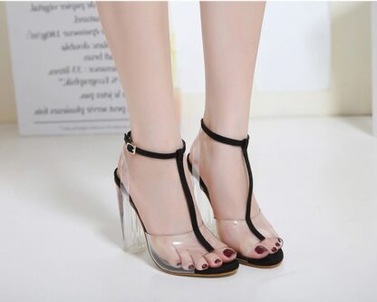 Summer High Heels Transparent Sandals for Women