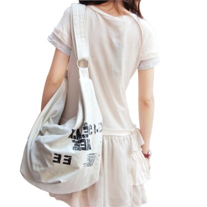 Canvas Bucket Shoulder Womens Bag