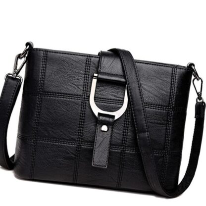 Elegant Soft Pu Leather Shoulder Bag for Women