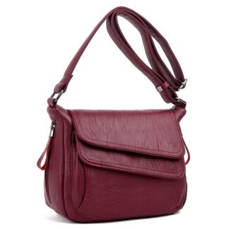 Genuine Leather Shoulder Streetwear Womens Handbag