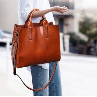 Pu Leather Crossbody Tote Handbags for Women