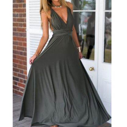 Sexy Cute Wrap Womens Maxi Party Dress
