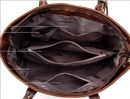 Vintage Pu Leather Shoulder Fringe Bags for Women