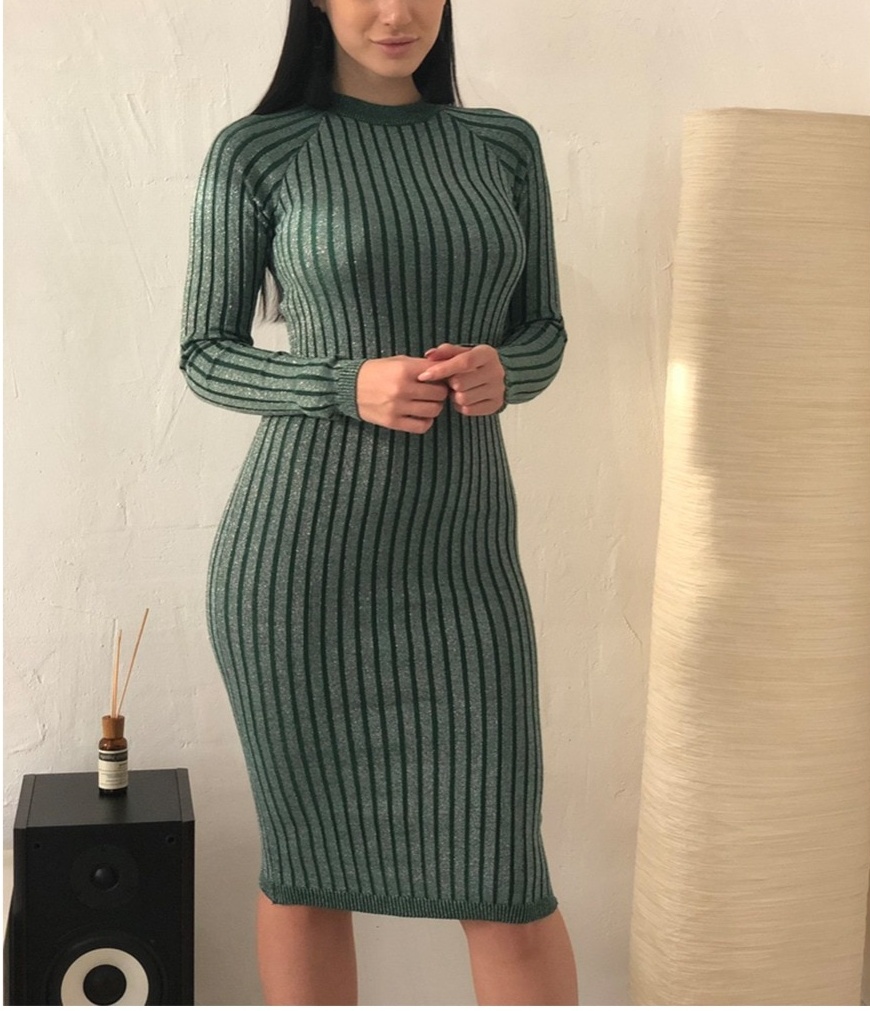 Warm Elegant Fashion Long Sexy Womens Sweater Dress