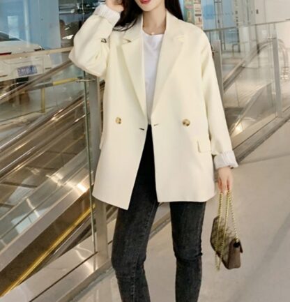 Casual Cotton Spring Autumn Women Blazer