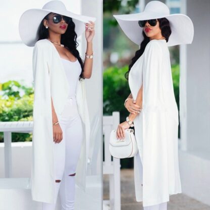 Elegant Fashion Long Cape Women Blazer