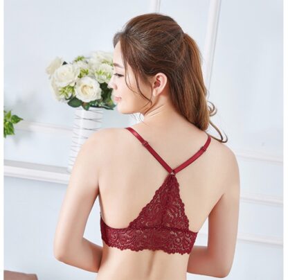 Floral Push Up Free Sexy Bras for Women