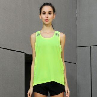 Quick Dry Yoga Sports Gym Sleeveless Vest Shirt for Women