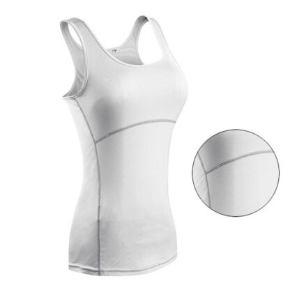 Running Quick Dry Sexy Gym Sportswear Womens Tops Shirt Vest