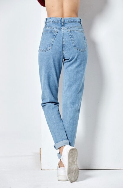 Vintage Streetwear High Waist Jeans Women Pants