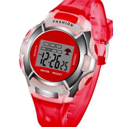 Boys Girls Alarm Date Led Children Waterproof Kids Watch