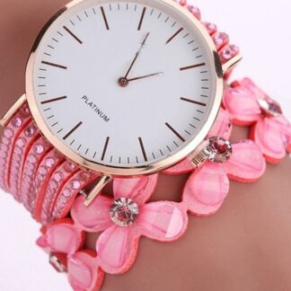 Fashion Luxury Dress Flowers Women Bracelet Watches