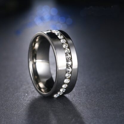 Fashion Stainless Steel Wedding Rings For Women