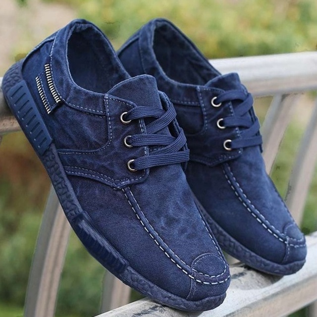 mens casual blue shoes