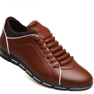 Spring Breathable Men Leather Casual Shoes