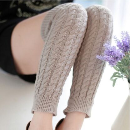 Warm Winter Knitting Women Leg Warmers