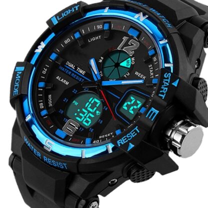 Water 50M Shock Resistant Sports Military Wristwatch