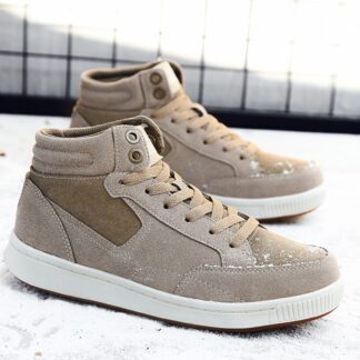 Winter Suede Men Ankle Boots Sneakers