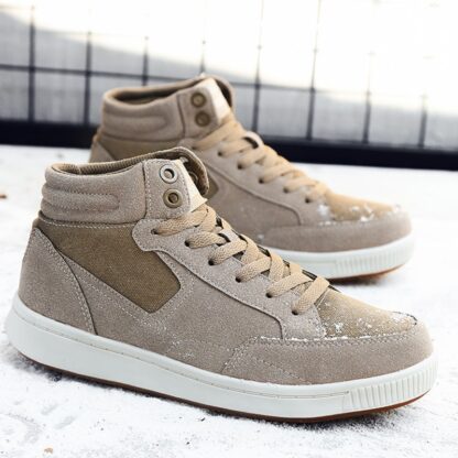 Winter Suede Men Ankle Boots Sneakers