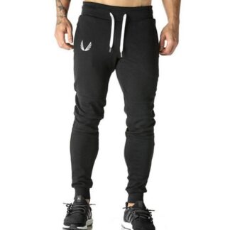 Casual Elastic Fitness Workout Jogger Mens Sportswear Pants
