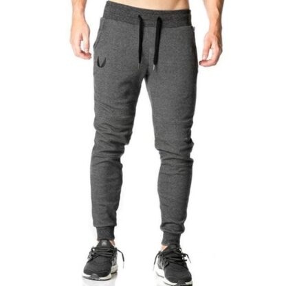 Casual Elastic Fitness Workout Jogger Mens Sportswear Pants