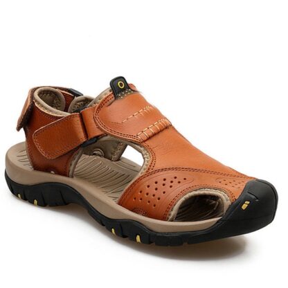 Casual Genuine Leather Men Summer Sandals