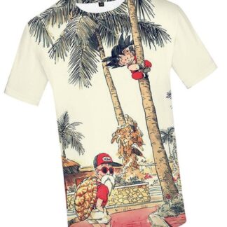 Casual Short Sleeve Cartoon Animal Men 3d T-Shirt