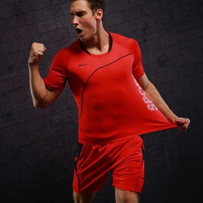 Quick Dry Sports Gym Fitness Running Jogging Sport Suits Set for Men