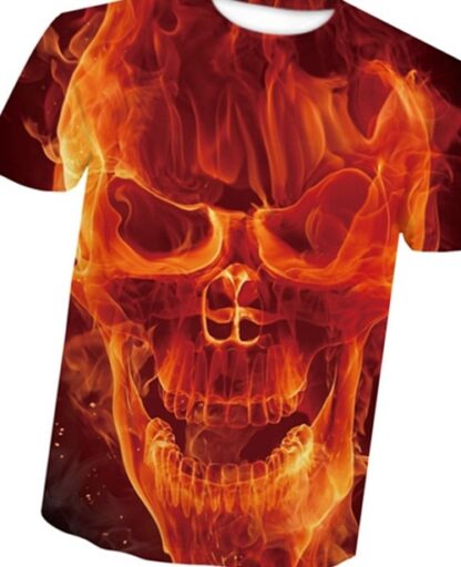 Short Sleeve Animal 3d T-Shirt for Men
