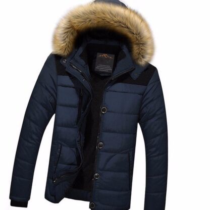 Warm Winter Hooded Men Coat Jacket