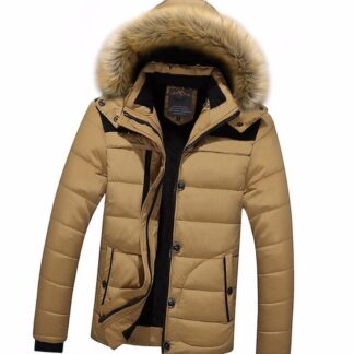 Warm Winter Hooded Men Coat Jacket