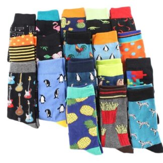 10 Pairs Breathable Funny Street Cotton Socks