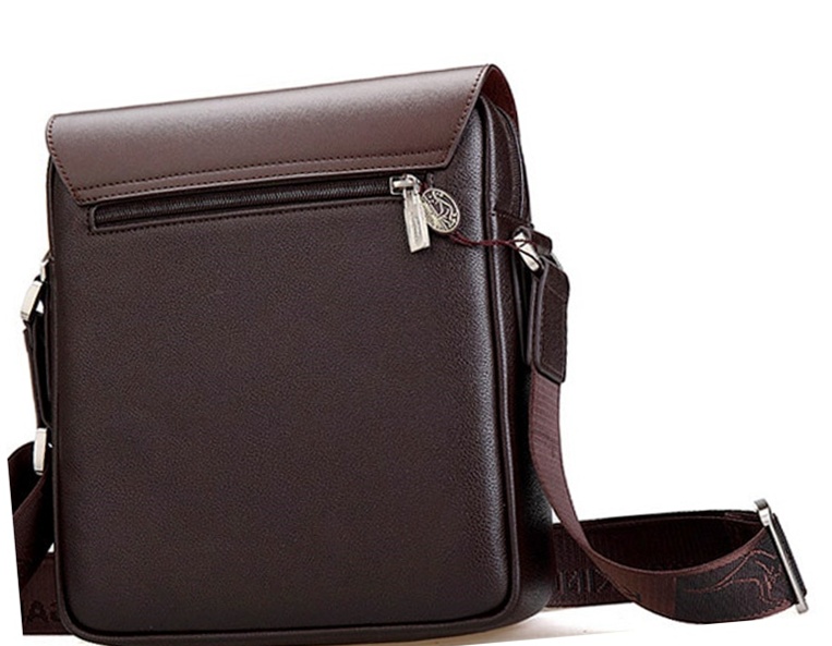 Black Brown Leather Luxury Shoulder Crossbody Messenger Mens Handbags ...