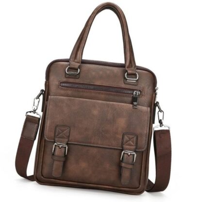 Business Briefcases Shoulder Leather Men Handbag