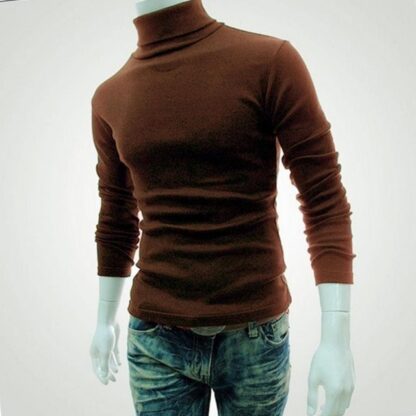 Fashion Casual Autumn Winter Turtleneck Slim Sweaters Pullovers