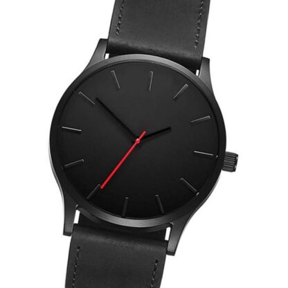 Fashion Elegant Black White Luxury Men's Quartz Watch