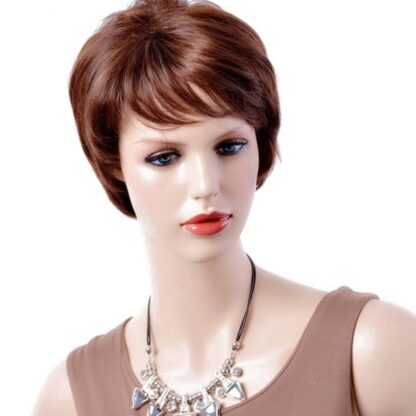 Fashion Natural Curly Black Brown Blonde Perm Short Women Wigs